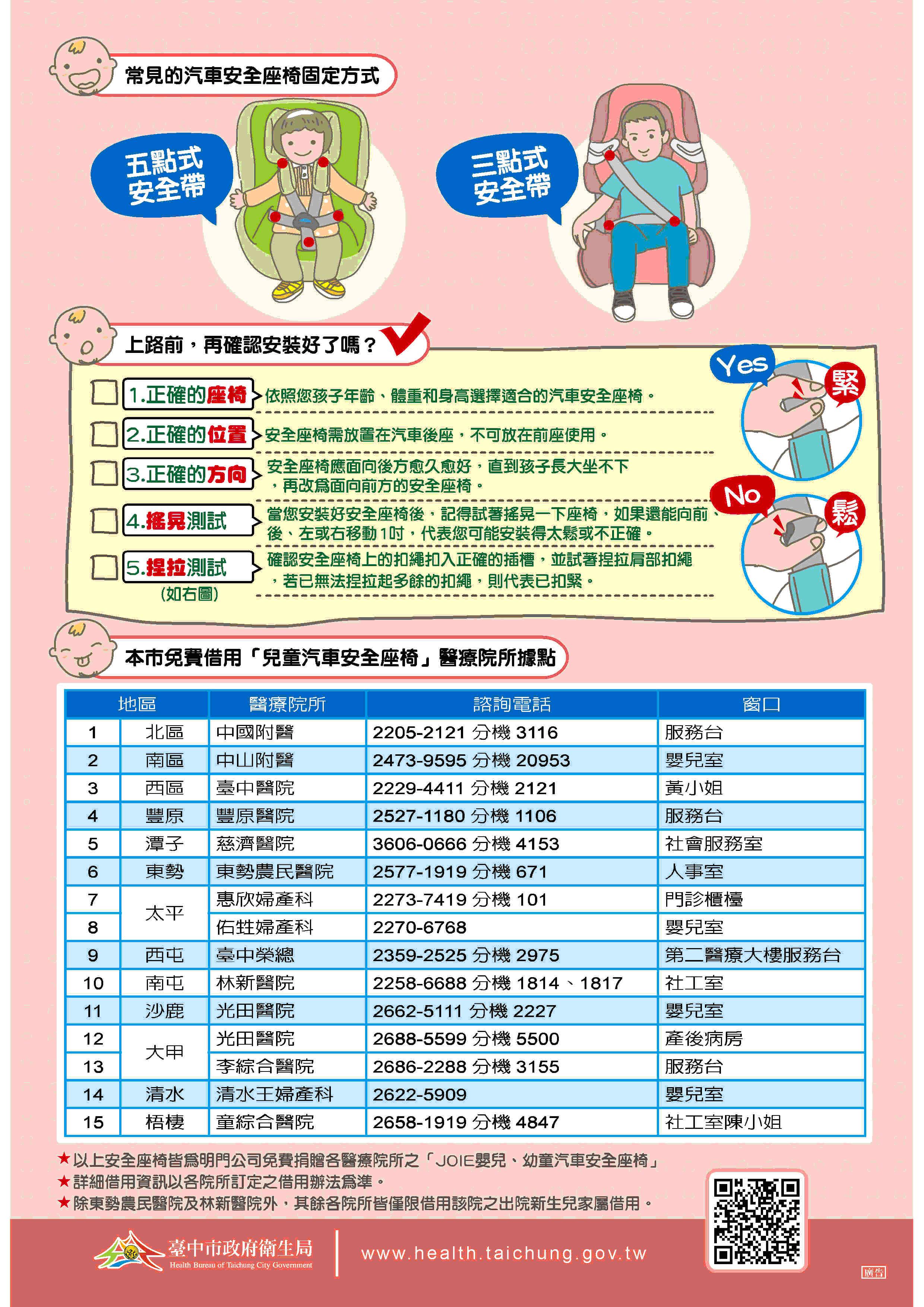 汽車安全座椅宣導2